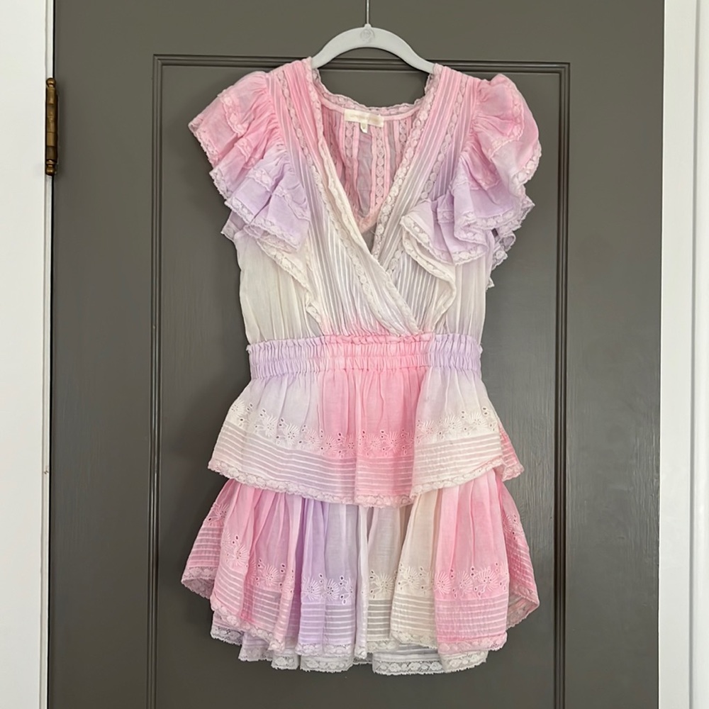 loveshackfancy multi dye gwen dress